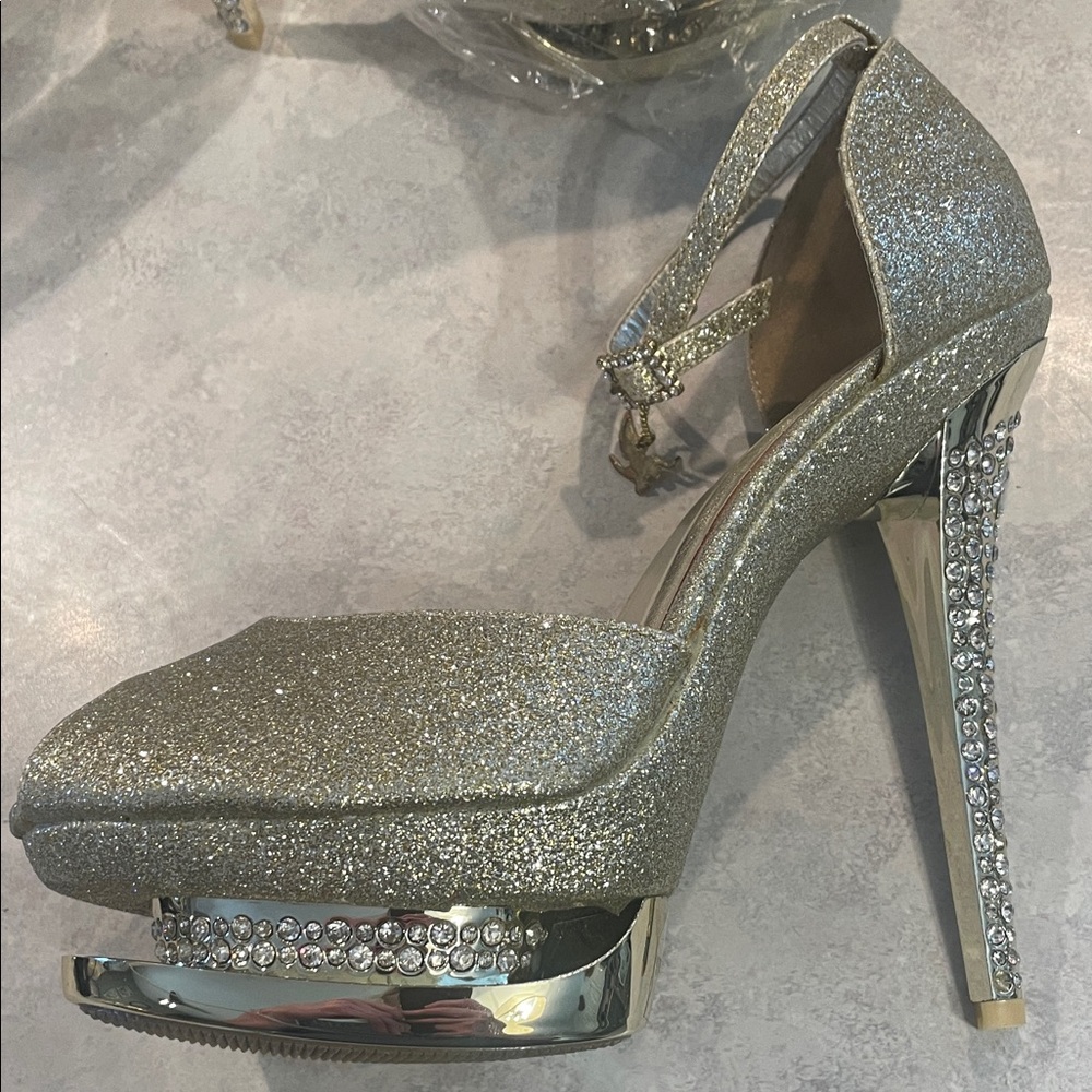 New Shiekh Glitter Platform Stilletos